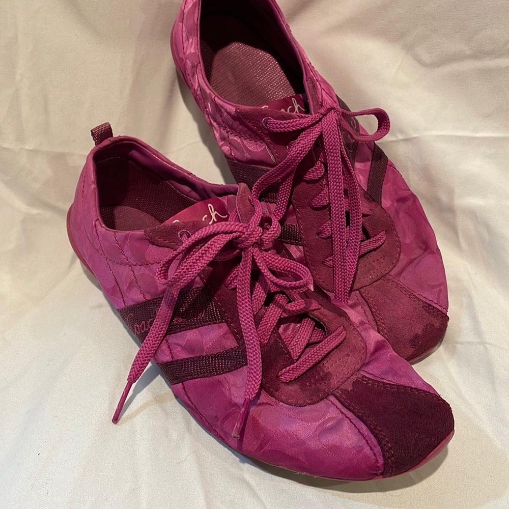 Coach sneakers pinkish/purple sneakers